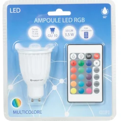Gifi Ampoule^Ampoule LED GU10 couleurs changeantes