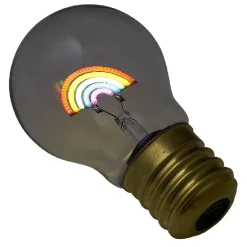 Gifi Ampoule^Ampoule USB rechargeable filament LED arc-en-ciel multicolore Ø7xH12cm