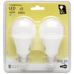 Gifi Ampoule^AMPOULE X2 LED SPHERIQUE