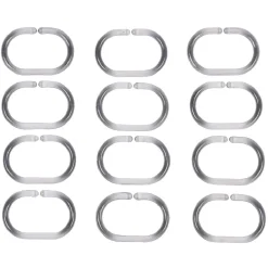 Gifi Equipement Douche^Anneau de douche blanc ovale x12