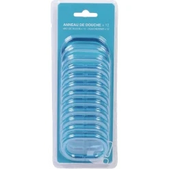 Gifi Equipement Douche^Anneau de douche transparent x12