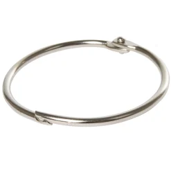 Gifi Equipement Douche^Anneau rideau de douche rond en métal x12