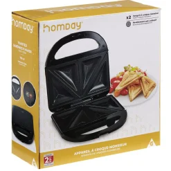 Gifi Appareil à croque monsieur Homday 750W