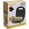 Gifi Appareil à croque monsieur 3en1 gaufre et grill 750W