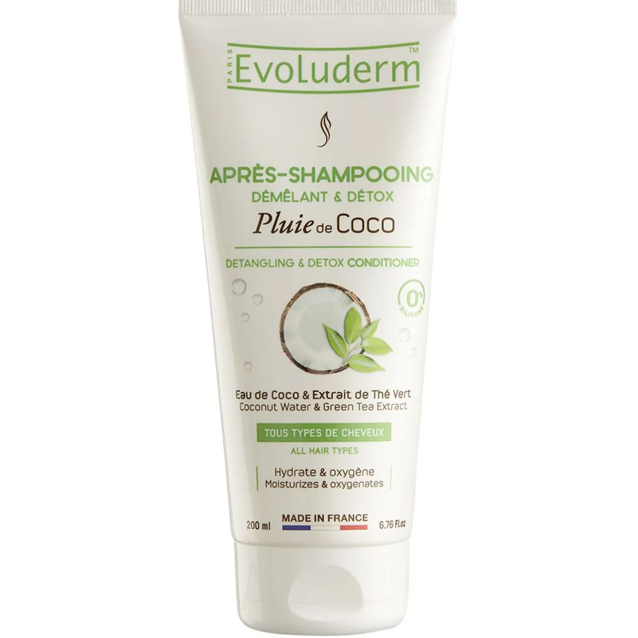 Gifi Bien-Être^Après shampooing détox Evoluderm pluie de coco 200 ml