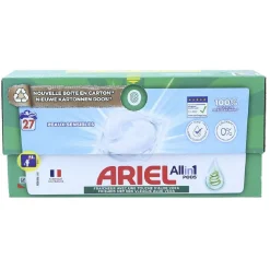 Gifi Entretien Du Linge|Ariel pods tout-en-1 aloe vera spécial peaux sensibles 27 lavages