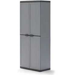 Gifi Rangement|Armoire de rangement en plastique kis jolly gris