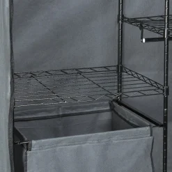 Gifi Rangement|Armoire dressing gris