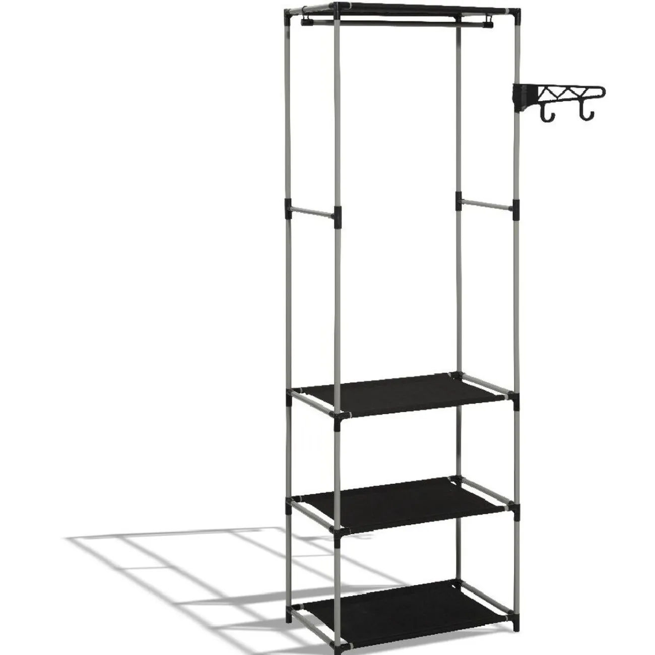 Gifi Rangement|Armoire dressing gris et noir