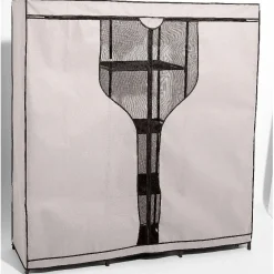 Gifi Rangement|Armoire dressing taupe