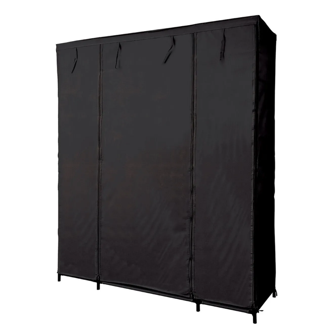 Gifi Rangement|Armoire dressing tissu noir