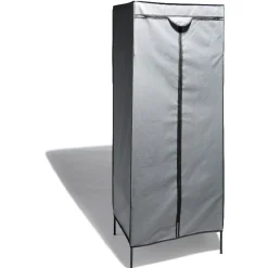 Gifi Rangement|Armoire penderie grise