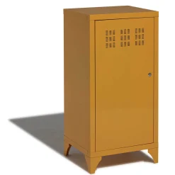 Gifi Rangement|Armoire Pittsburgh jaune moutarde 1 porte