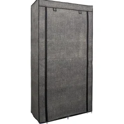 Gifi Rangement|Armoire tissu penderie modulable avec étagères L88xl46xH169cm
