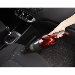 Gifi Nettoyage Et Entretien|Aspirateur balai sans sac 2 en 1 gris et rouge Homday