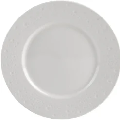 Gifi Assiette à dessert blanc effet martelé x4