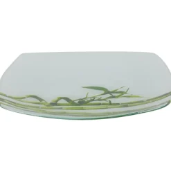 Gifi Assiette à dessert design bambou