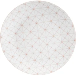 Gifi Assiette à dessert design géométrique dépareillé x4