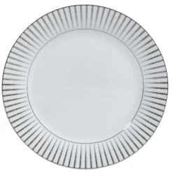 Gifi Assiette à dessert en porcelaine motif argenté