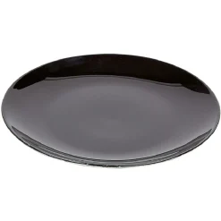 Gifi Assiette à dessert en porcelaine décor marbre gris