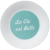 Gifi Assiette à dessert "La vie est belle"