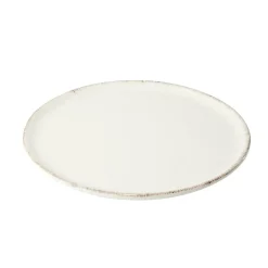 Gifi Assiette à dessert Lisbonne en grès beige Ø20,5cm