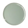 Gifi Assiette à dessert Lisbonne en grès vert Ø20,5cm