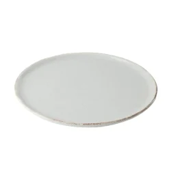 Gifi Assiette à dessert Lisbonne en grès gris Ø20,5cm