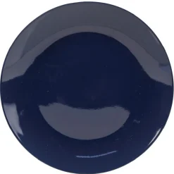 Gifi Assiette à dessert motif feuillage bleu et blanc