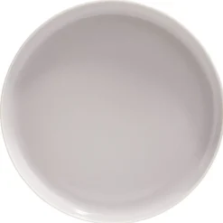 Gifi Assiette à dessert Oslo porcelaine gris uni