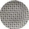 Gifi Assiette à dessert petits motifs noir blanc