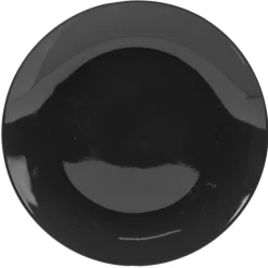 Gifi Assiette à dessert rayure noire et blanche