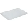 Gifi Assiette à dessert rectangle rebord ondulé martelé porcelaine blanc