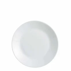 Gifi Assiette à dessert ronde Ø18cm Luminarc opale blanche