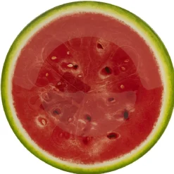 Gifi Assiette à dessert ronde imprimée pastèque