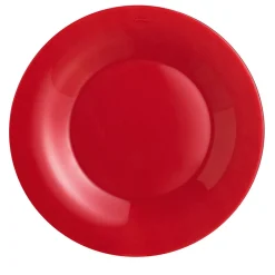 Gifi Assiette à dessert ronde Luminarc rouge Zana