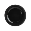 Gifi Assiette à dessert ronde Luminarc noire Zana
