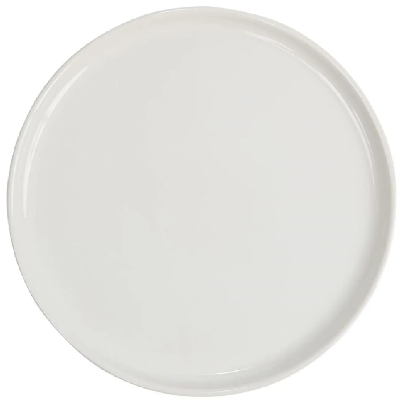 Gifi Assiette à dessert ronde Nordic porcelaine blanc