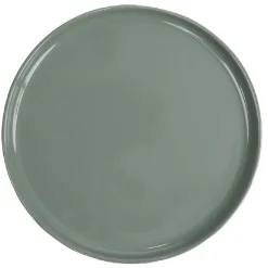 Gifi Assiette à dessert ronde Nordic porcelaine vert