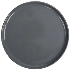 Gifi Assiette à dessert ronde Nordic porcelaine gris