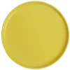 Gifi Assiette à dessert ronde Nordic porcelaine jaune