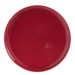 Gifi Assiette à dessert ronde Oslo rouge