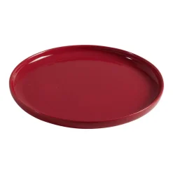 Gifi Assiette à dessert ronde Oslo rouge