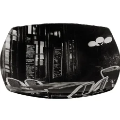 Gifi Assiette à dessert terrasse de brasserie x4