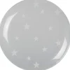 Gifi Assiette à dessert transparente design étoiles