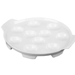 Gifi Assiette à escargots blanche