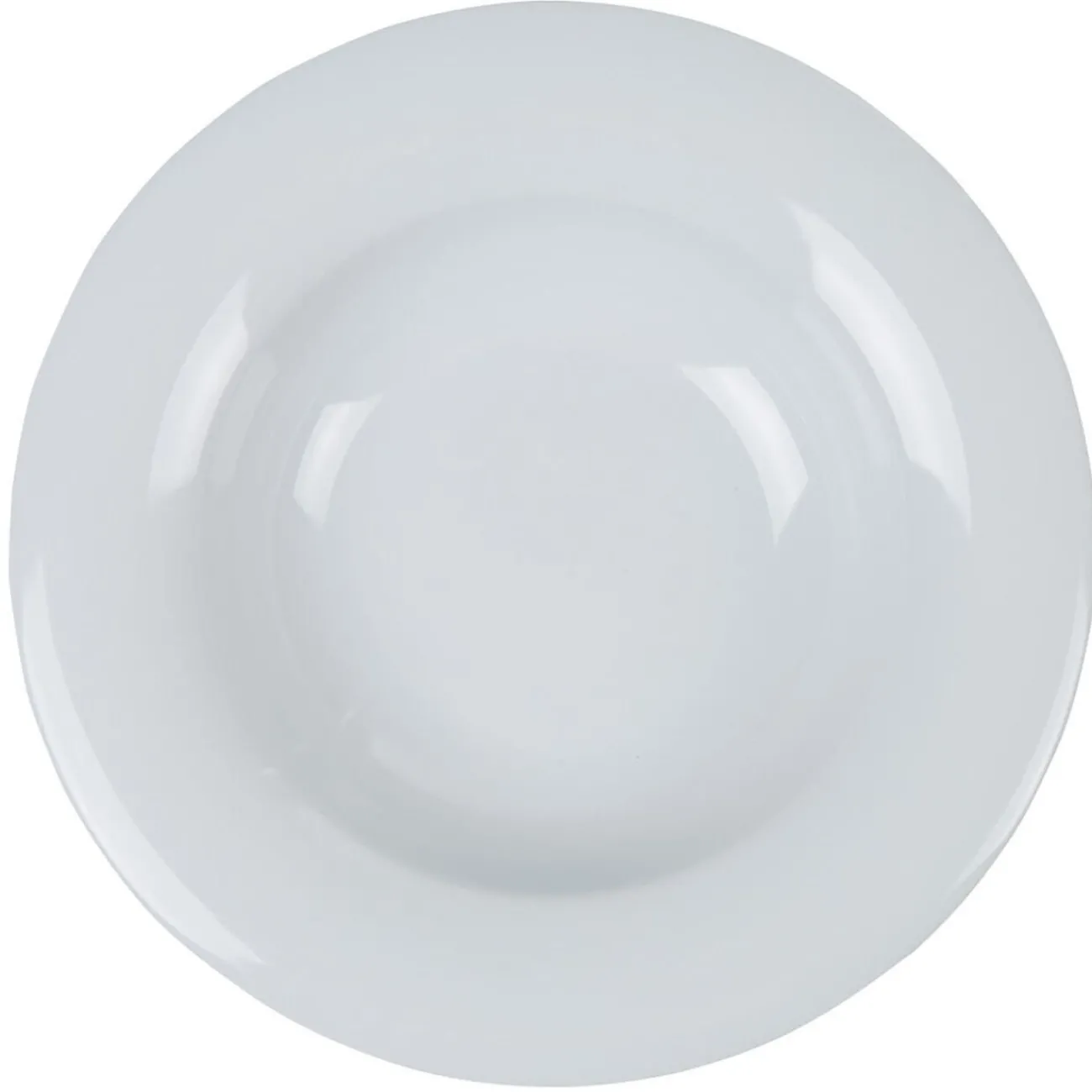Gifi Assiette creuse blanche ronde Enzo