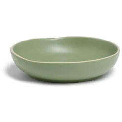 Gifi Assiette creuse en faïence vert Ø20xH4cm