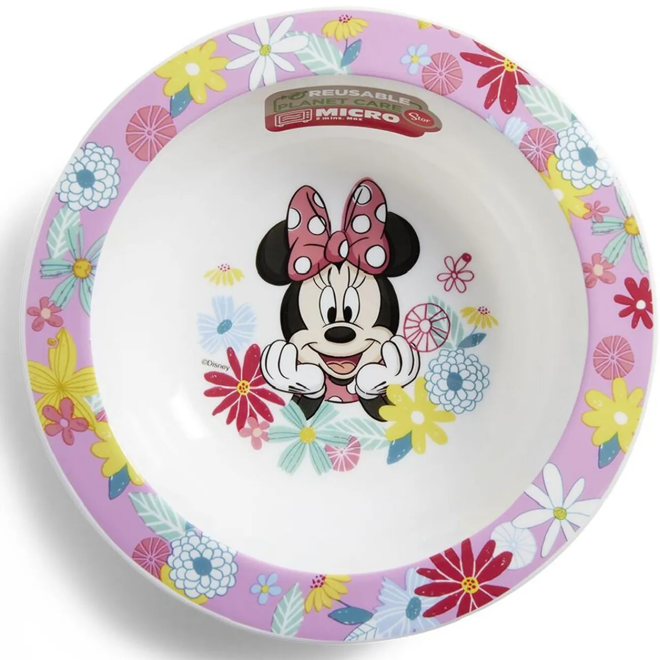 Gifi Assiette creuse enfant Minnie Mouse plastique Ø16cm