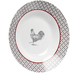 Gifi Assiette creuse esprit campagne design poule ø21 cm